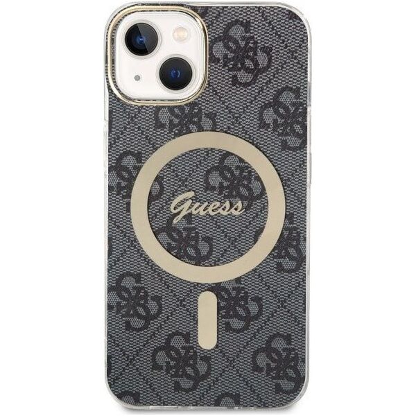 Guess Guess GUHMP14SH4STK iPhone 14 6.1" czarny/black hardcase 4G MagSafe