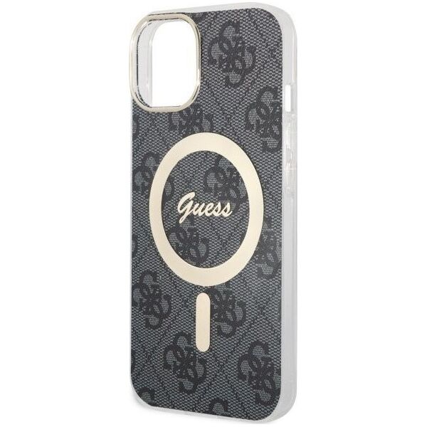 Guess Guess GUHMP14SH4STK iPhone 14 6.1" czarny/black hardcase 4G MagSafe