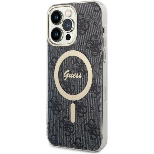 Guess Guess GUHMP14XH4STK iPhone 14 Pro Max 6.7" czarny/black hardcase 4G MagSafe