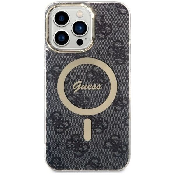 Guess Guess GUHMP14XH4STK iPhone 14 Pro Max 6.7" czarny/black hardcase 4G MagSafe