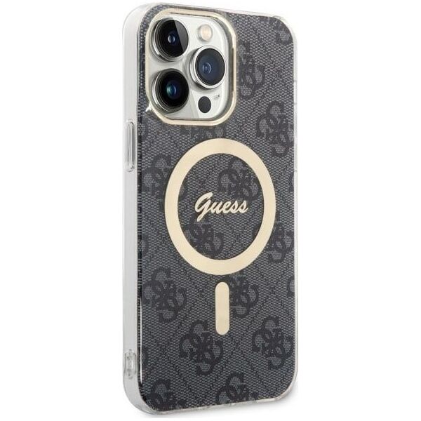 Guess Guess GUHMP14XH4STK iPhone 14 Pro Max 6.7" czarny/black hardcase 4G MagSafe