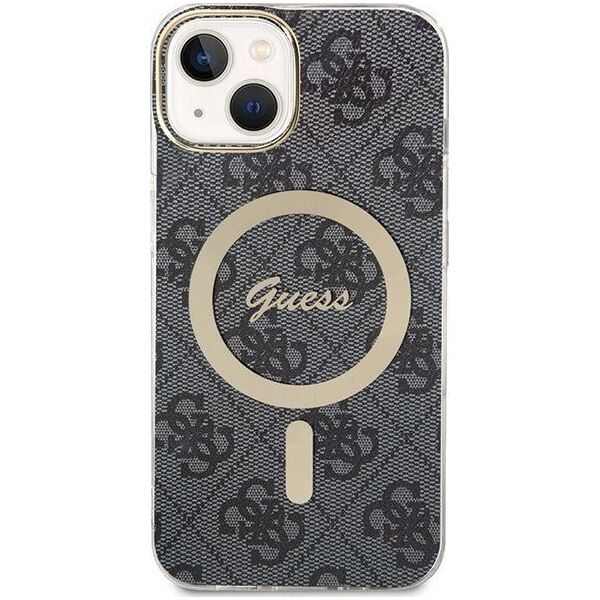 Guess Guess GUHMP15SH4STK iPhone 15 6.1" czarny/black hardcase IML 4G MagSafe