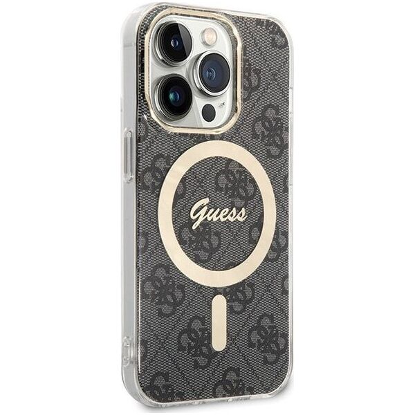 Guess Guess GUHMP15XH4STK iPhone 15 Pro Max 6.7" czarny/black hardcase IML 4G MagSafe
