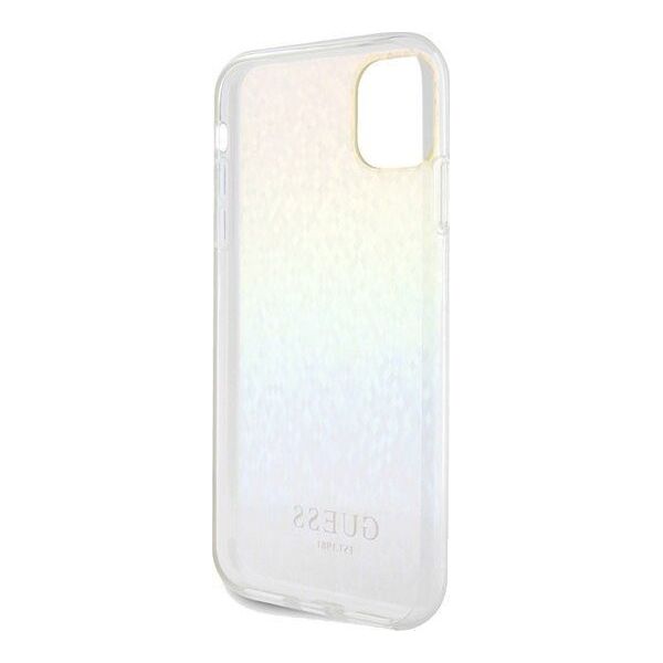 Guess Guess GUHCN61HDECMI iPhone 11 / Xr 6.1" wielokolorowy hardcase IML Faceted Mirror Disco Iridescent