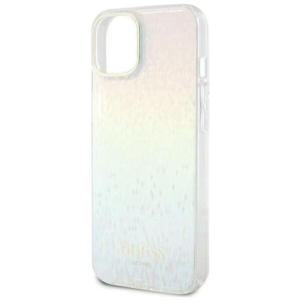 Guess Guess GUHCP12MHDECMI iPhone 12/12 Pro 6.1" wielokolorowy hardcase IML Faceted Mirror Disco Iridescent
