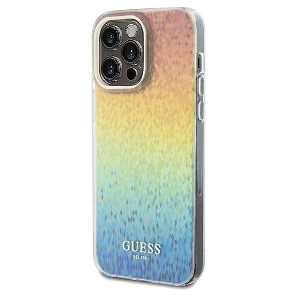 Guess Guess GUHCP13XHDECMI iPhone 13 Pro Max 6.7" wielokolorowy hardcase IML Faceted Mirror Disco Iridescent