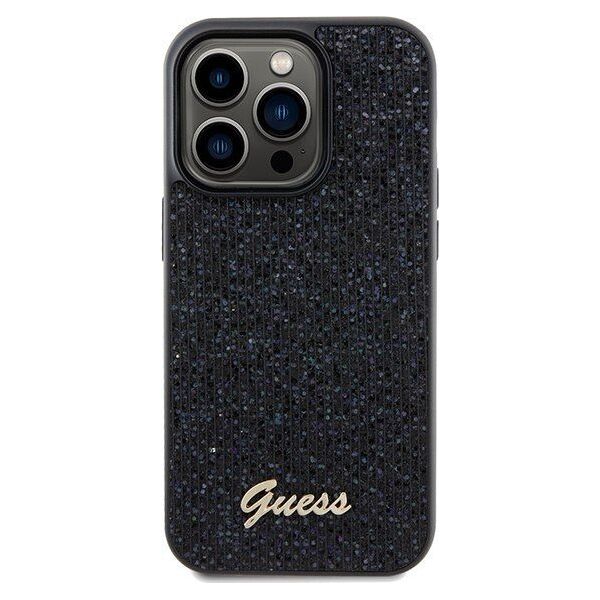 Guess Guess GUHCP14LPMSDGSK iPhone 14 Pro 6.1" czarny/black hardcase Disco Metal Script