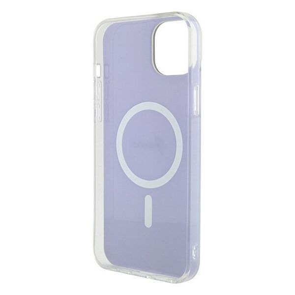 Guess Guess GUHMP15MHITSU iPhone 15 Plus / 14 Plus 6.7" fioletowy/purple hardcase IML Iridescent MagSafe