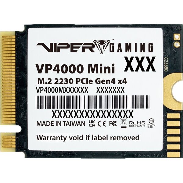 Dysk SSD Patriot VP4000 Mini 2TB M.2 2230 PCI-E x4 Gen4 NVMe (VP4000M2TBM23)