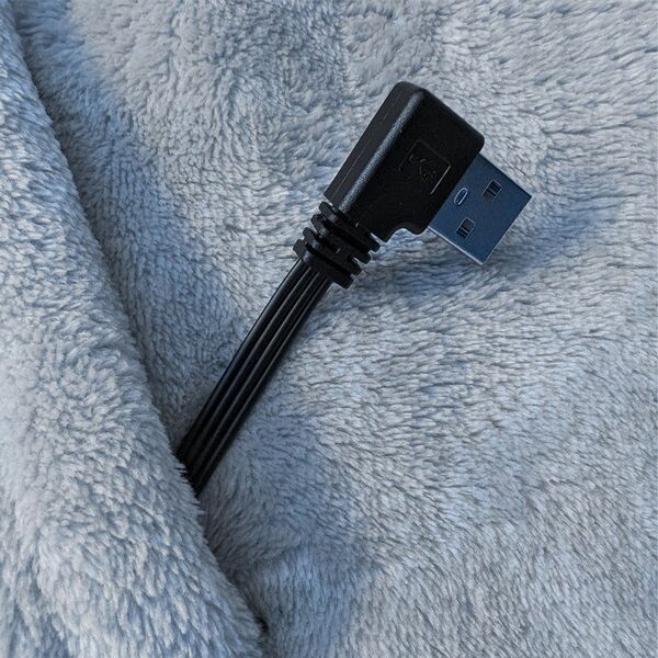 Glovii Ogrzewane, bardzo miękkie poncho ze złączem USB, GU1G