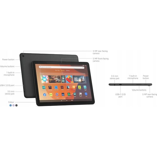Tablet Amazon Fire HD 10 10.1" 32 GB Czarny (CI80160)