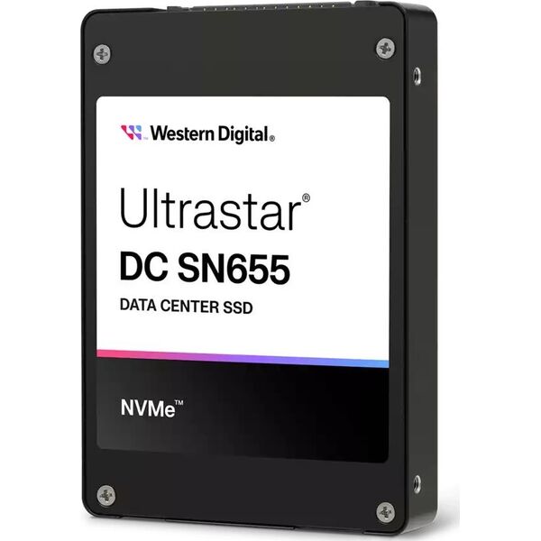Dysk serwerowy WD DC SN655 15.4TB U.3 PCI-E x4 Gen 4 NVMe  (0TS2463)