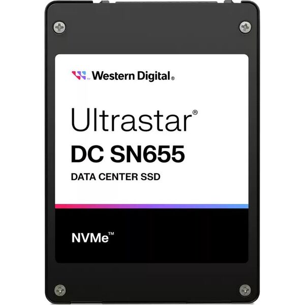 Dysk serwerowy WD DC SN655 15.4TB U.3 PCI-E x4 Gen 4 NVMe  (0TS2463)