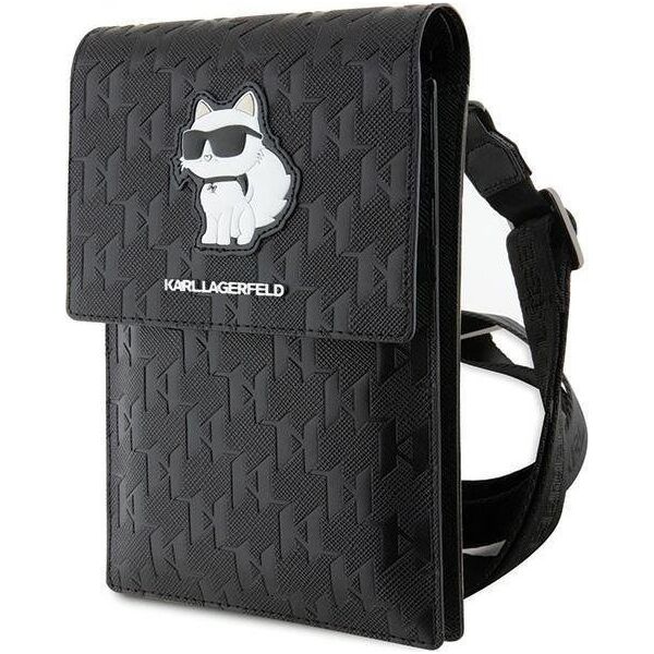 Karl Lagerfeld Karl Lagerfeld Torebka KLWBSAKHPCK czarny/black Saffiano Monogram Choupette