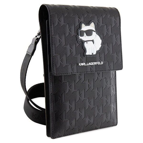 Karl Lagerfeld Karl Lagerfeld Torebka KLWBSAKHPCK czarny/black Saffiano Monogram Choupette