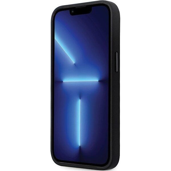 Karl Lagerfeld Karl Lagerfeld KLHCP14LSMHKNPK iPhone 14 Pro 6.1" czarny/black Silicone Ikonik Metal Pin