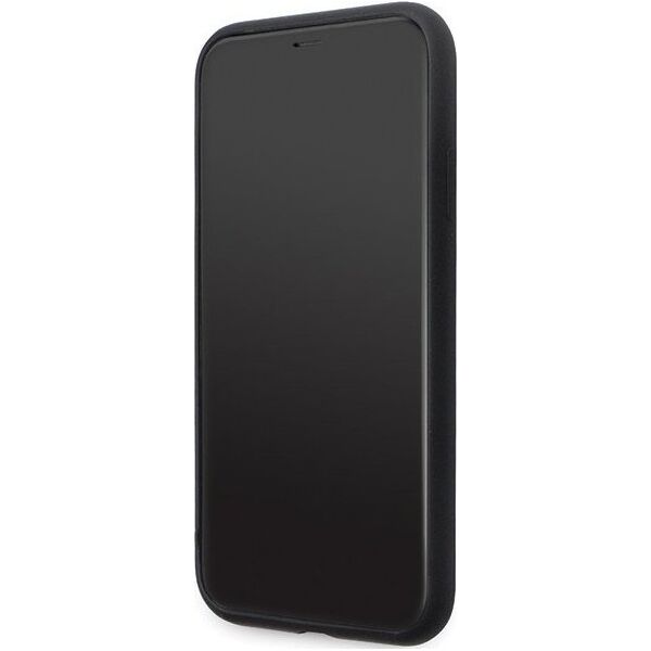 Karl Lagerfeld Karl Lagerfeld KLHCN61SMHKNPK iPhone 11 / Xr 6.1" czarny/black Silicone Ikonik Metal Pin