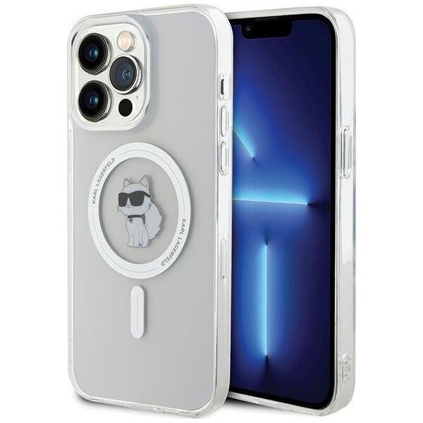 Karl Lagerfeld Karl Lagerfeld KLHMP15XHFCCNOT iPhone 15 Pro Max 6.7" transparent hardcase IML Choupette MagSafe