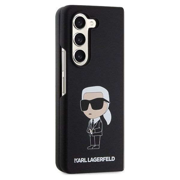 Karl Lagerfeld Karl Lagerfeld KLHCZFD5SNIKBCK Z Fold5 hardcase czarny/black Silicone Ikonik