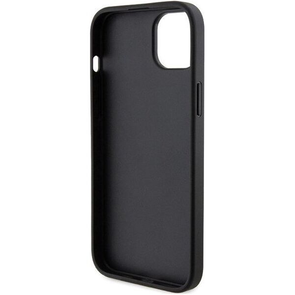 Karl Lagerfeld Karl Lagerfeld KLHCP15SSAPKCNPK iPhone 15 6.1" czarny/black hardcase Saffiano Cardslot Karl&Choupette Metal Pin