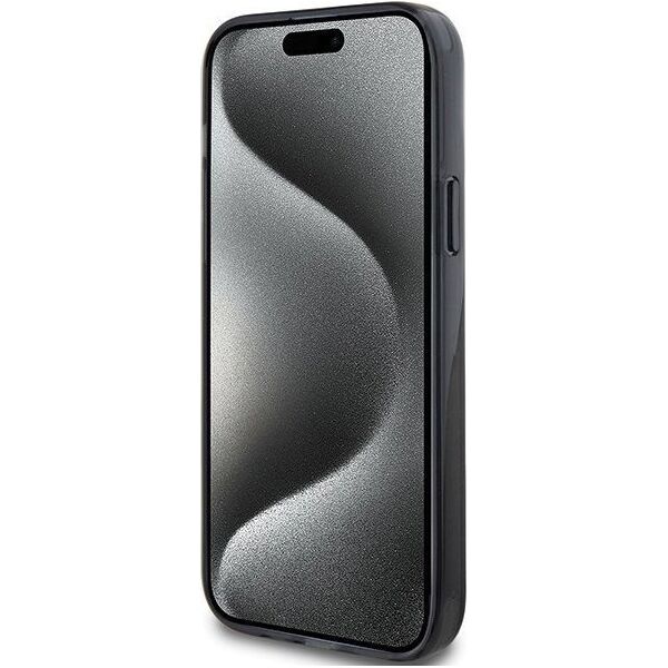 Karl Lagerfeld Karl Lagerfeld KLHMP15SHMRSKCK iPhone 15 6.1" czarny/black hardcase Ring Stand Karl&Choupettte MagSafe