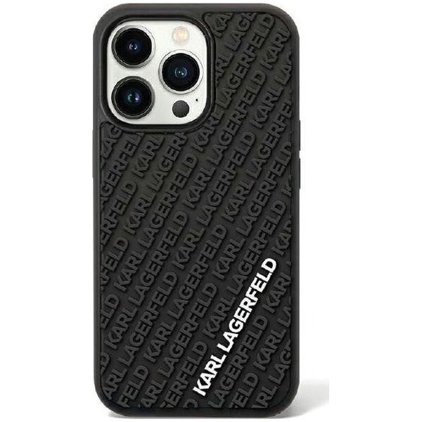 Karl Lagerfeld Karl Lagerfeld KLHCN613DMKRLK iPhone 11 / Xr 6.1" czarny/black hardcase 3D Rubber Multi Logo