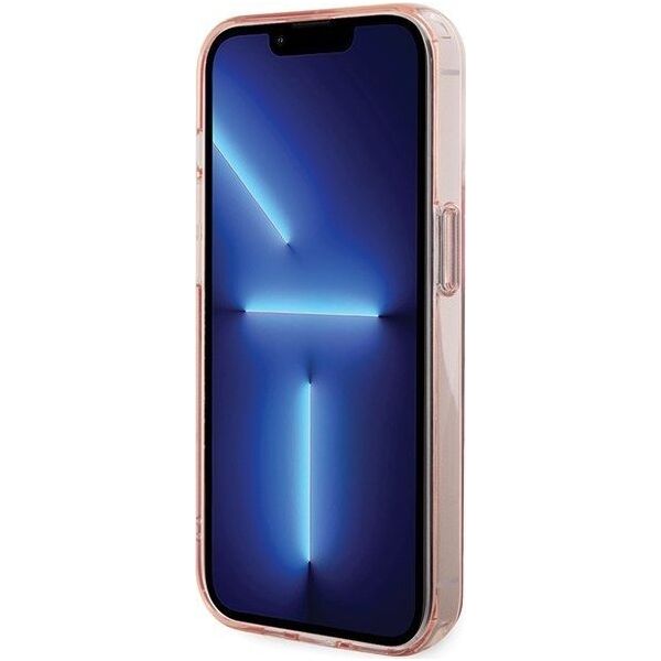 Karl Lagerfeld Karl Lagerfeld KLHMP15LHMRSCHP iPhone 15 Pro 6.1" różowy/pink hardcase Ring Stand Choupette Head MagSafe