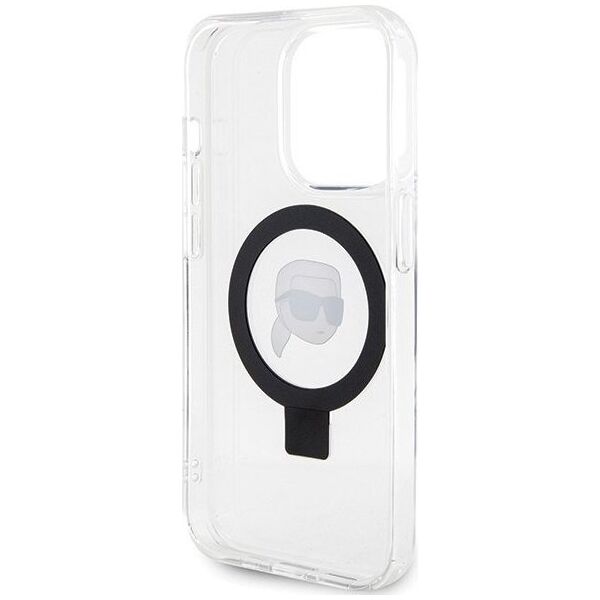 Karl Lagerfeld Karl Lagerfeld KLHMP15XHMRSKHH iPhone 15 Pro Max 6.7" biały/white hardcase Ring Stand Karl Head MagSafe