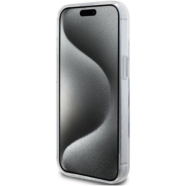 Karl Lagerfeld Karl Lagerfeld KLHMP15SHMRSCHH iPhone 15 6.1" biały/white hardcase Ring Stand Choupette Head MagSafe