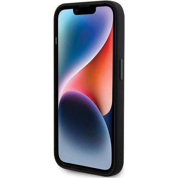 Karl Lagerfeld Karl Lagerfeld KLHCP15LSMHKNPK iPhone 15 Pro 6.1" czarny/black Silicone Ikonik Metal Pin
