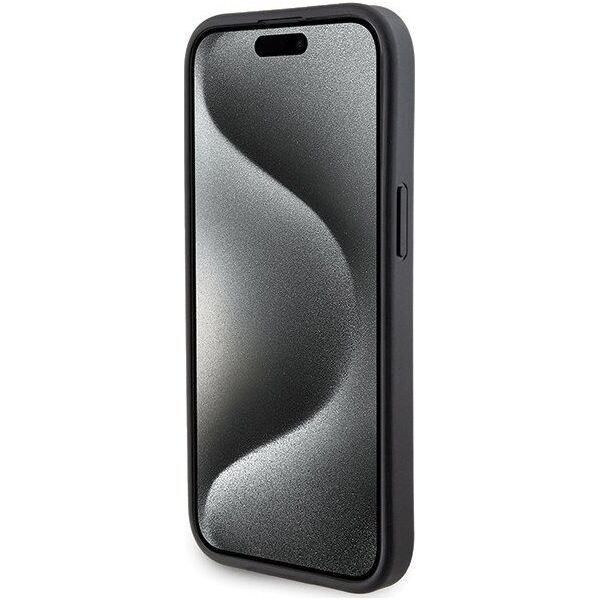 Karl Lagerfeld Karl Lagerfeld KLHCP15MGSAKCPK iPhone 15 Plus 6.7" czarny/black hardcase Gripstand Saffiano Karl&Choupette Pins