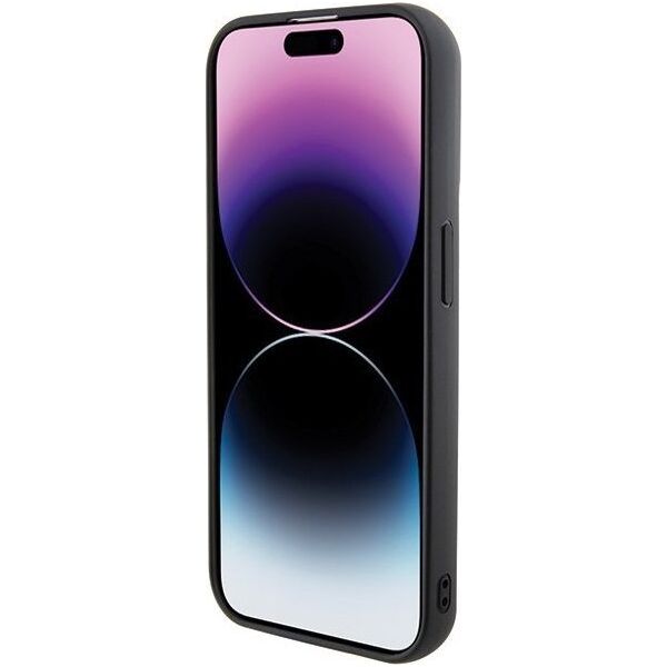 Karl Lagerfeld Karl Lagerfeld KLHCP15XGSAKCPK iPhone 15 Pro Max 6.7" czarny/black hardcase Gripstand Saffiano Karl&Choupette Pins
