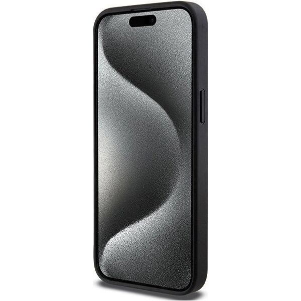 Karl Lagerfeld Karl Lagerfeld KLHCP13LGSACHPK iPhone 13 Pro / 13 6.1" czarny/black hardcase Gripstand Saffiano Choupette Pins