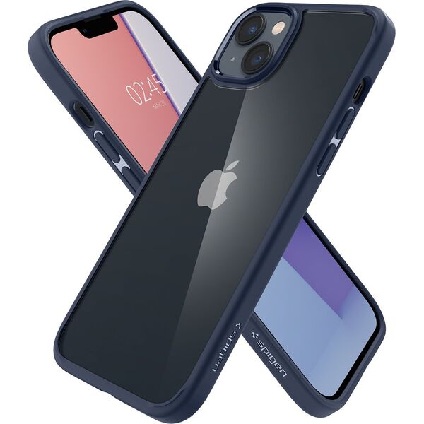 Spigen Crystal Hybrid, navy blue - iPhone 14 Plus