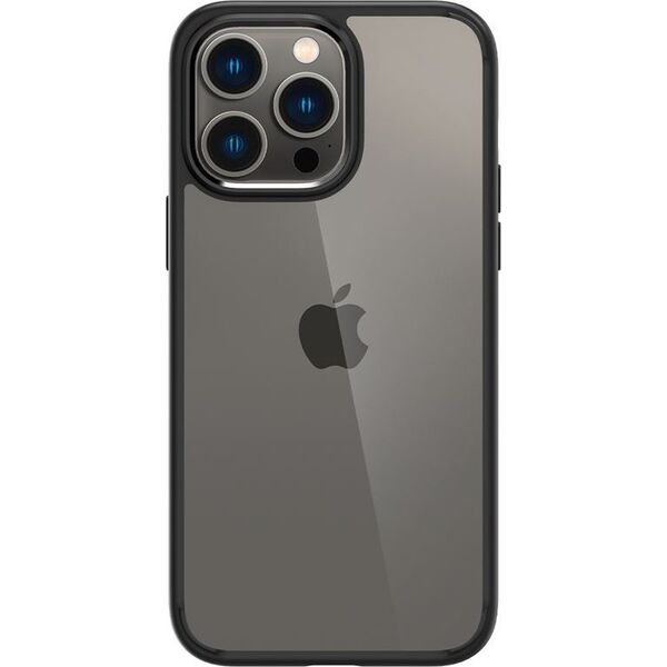 Spigen Crystal Hybrid, matte black - iPhone 14 Pro