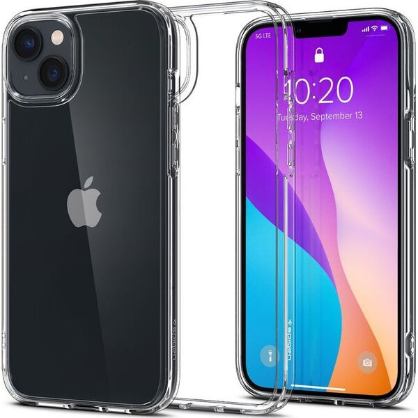 Spigen Crystal Hybrid, crystal clear - iPhone 14