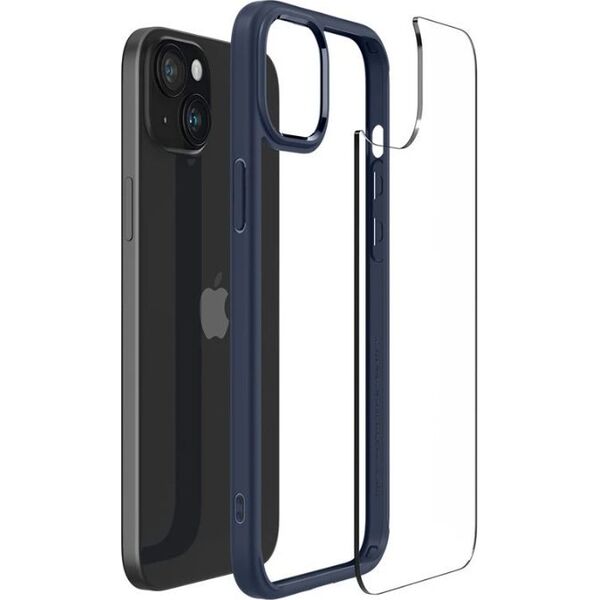 Spigen Spigen Crystal Hybrid, navy blue - iPhone 15 Plus