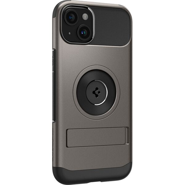 Spigen Spigen Slim Armor MagSafe, gunmetal - iPhone 15