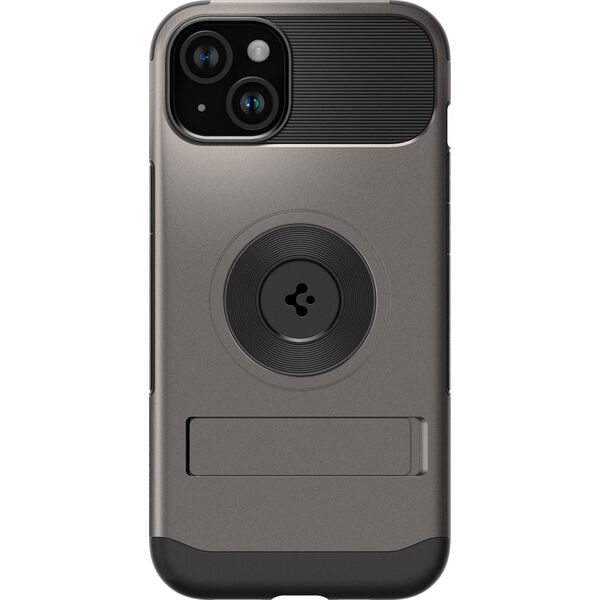 Spigen Spigen Slim Armor MagSafe, gunmetal - iPhone 15