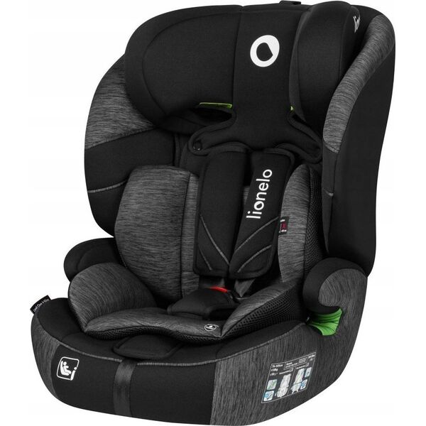 Fotelik samochodowy Lionelo Fotelik samochodowy Lionelo Levi One I-Size Black Grey 76-150cm Dri-Seat