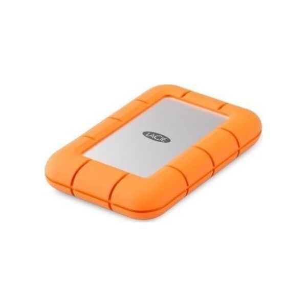 Dysk zewnętrzny SSD LaCie Rugged Mini 1TB Srebrno-pomarańczowy (STMF1000400)