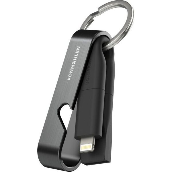 Ładowarka Vonmählen VonMählen All-in-one Allinone cable High Six 6in1 all black Schwarz incl Bottleopener (HSI00001)