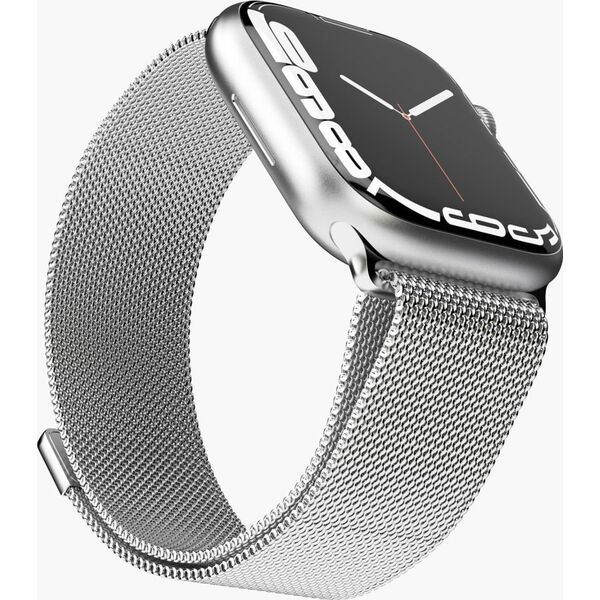 Vonmählen VonMählen Watchstrap for Apple Milanese Loop Case 2 Band One silver (AWS00096)