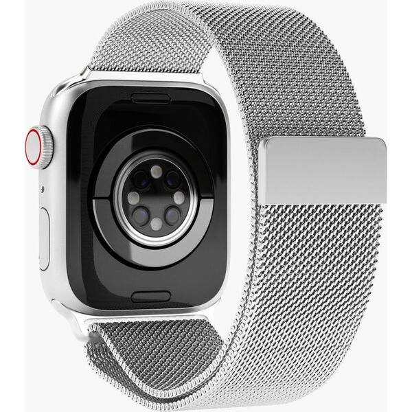 Vonmählen VonMählen Watchstrap for Apple Milanese Loop Case 2 Band One silver (AWS00096)