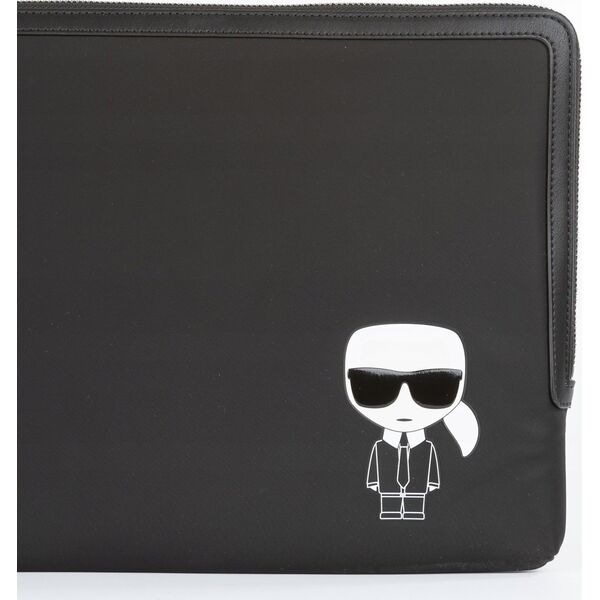 Karl Lagerfeld Karl Lagerfeld Sleeve KLCS16SAKCPMK 16" czarny/black Saffiano Karl&Choupette