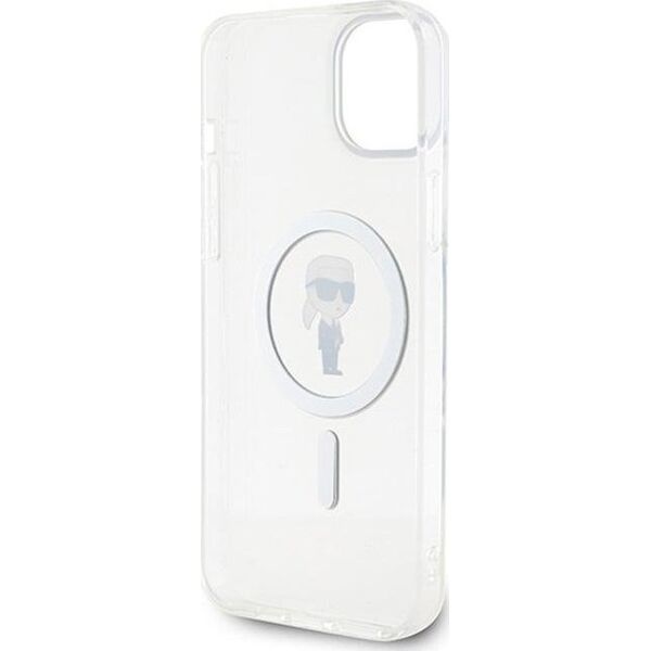 Karl Lagerfeld Karl Lagerfeld KLHMP15MHFCKNOT iPhone 15 Plus 6.7" transparent hardcase IML Ikonik MagSafe