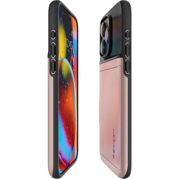 Spigen Spigen Slim Armor CS, rose gold - iPhone 15 Pro Max