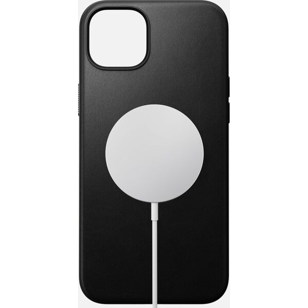 Nomad Nomad Modern Leather Case, black - iPhone 15 Plus