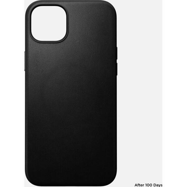 Nomad Nomad Modern Leather Case, black - iPhone 15 Plus