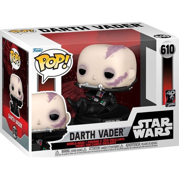 Figurka Funko Pop funko pop! star wars 6 610 darth vader "unmasked" "40th anniversary"